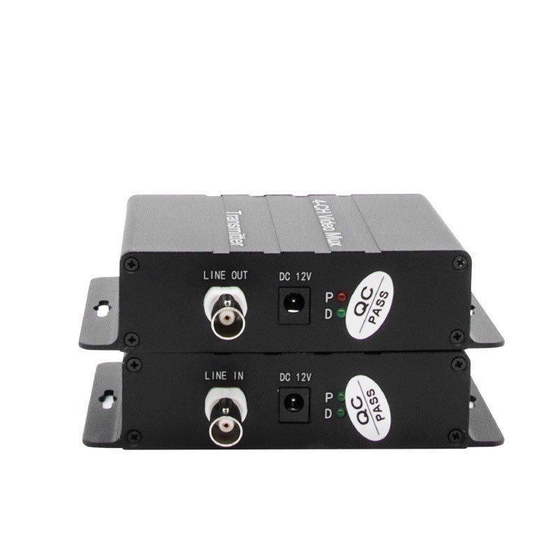 Factory Prices Surveillance Product 4 Channel Video Analog Multiplexer for CCTV Camera