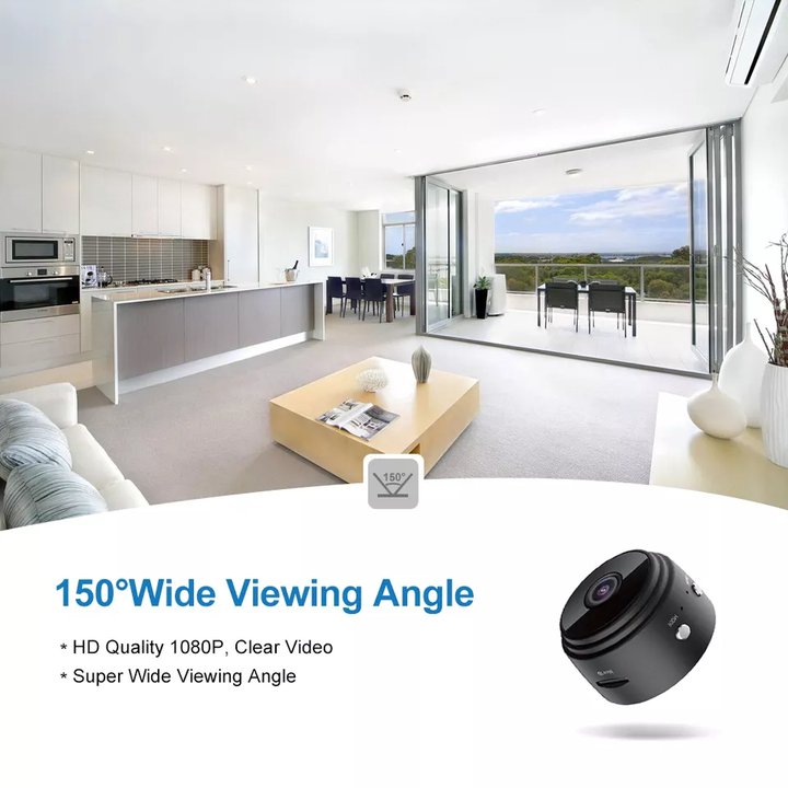 A9 Mini Wireless Indoor HD 1080p Camera with Motion Detection Supports Memory Card & Micro SD for Customized ODM Options