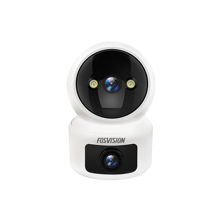 Dual Lens Camera WIFI 2MP Indoor CCTV Human Detection Security SD Card Slot Wireless PT WiFi Smart cctv Camera P6SLite app