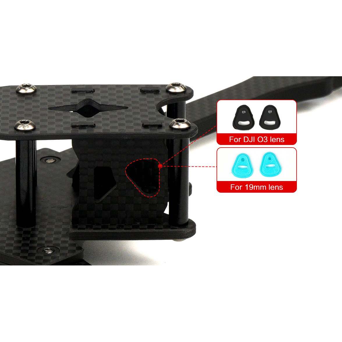 2024 Hot sales 7inch carbon fibre micro drone frame