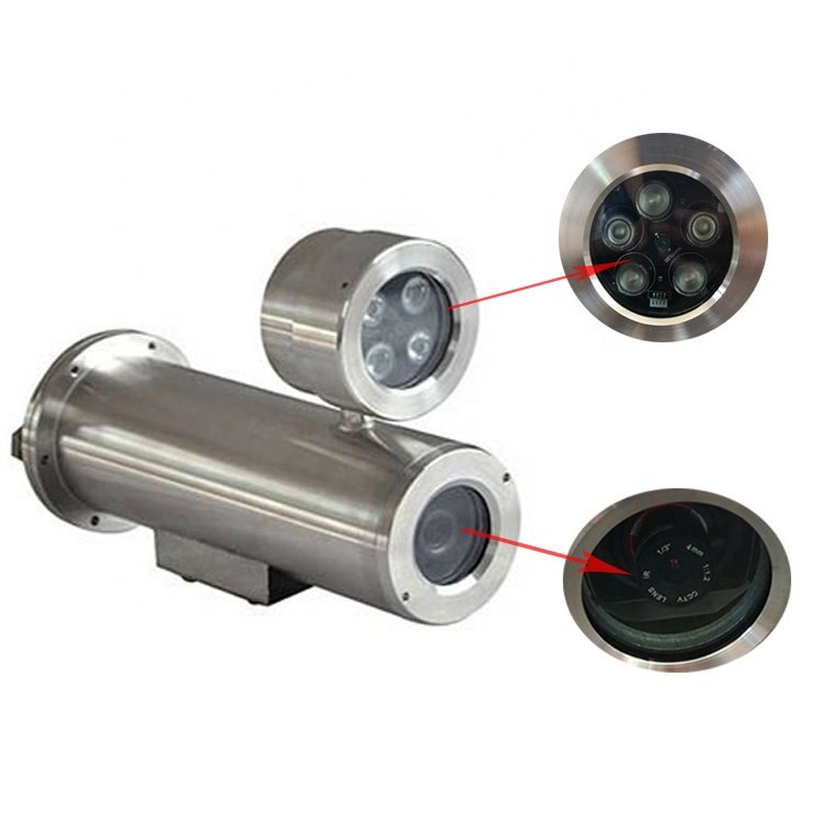 Low Price Explosion Proof Waterproof IP68 Day/Night Bullet Camera CCTV Camera Housing For Hazardous Area