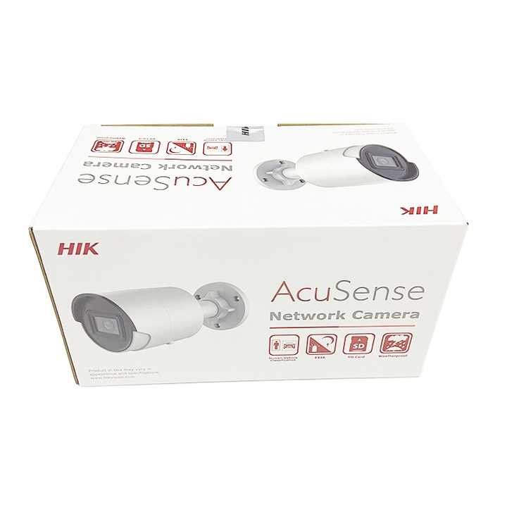 Original Hik-vision Waterproof 4MP AcuSense Fixed Bullet Network Camera DS-2CD2043G2-I /DS-2CD2043G2-IU Built-in Mic