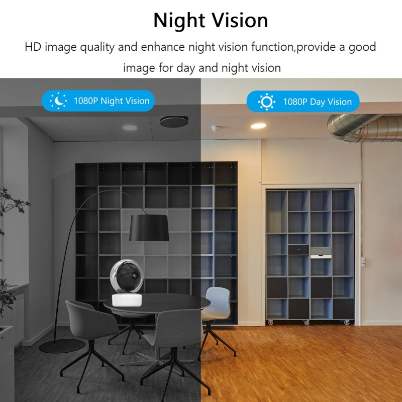 Tuya IP Camera WIFI Indoor Dome Home Security Camera Video Surveillance Night Vision Baby Monitor 1080P Mini Camera