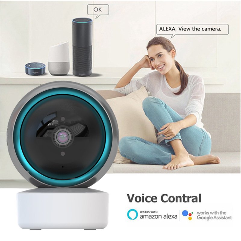 Tuya IP Camera WIFI Indoor Dome Home Security Camera Video Surveillance Night Vision Baby Monitor 1080P Mini Camera