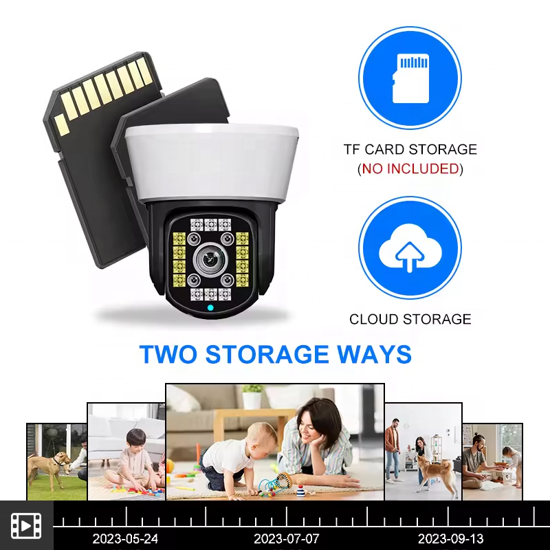 V380 Pro Ip Indoor Camera Ai Motion Detection Wifi 360 Degree Monitor Push Alarm With Two Way Intercom Network Camera