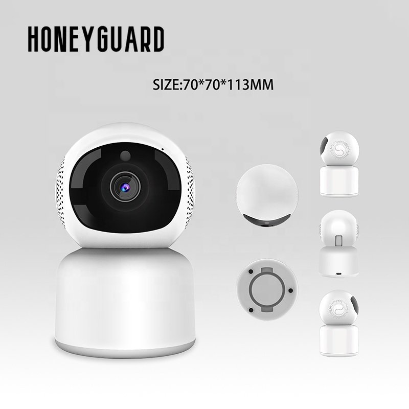 HONEYGUARD SFC013 Manufacturer Wholesale 1MP Night Vision Home Indoor Pan-Tilt Security Smart Wireless Wifi Network IP Camera