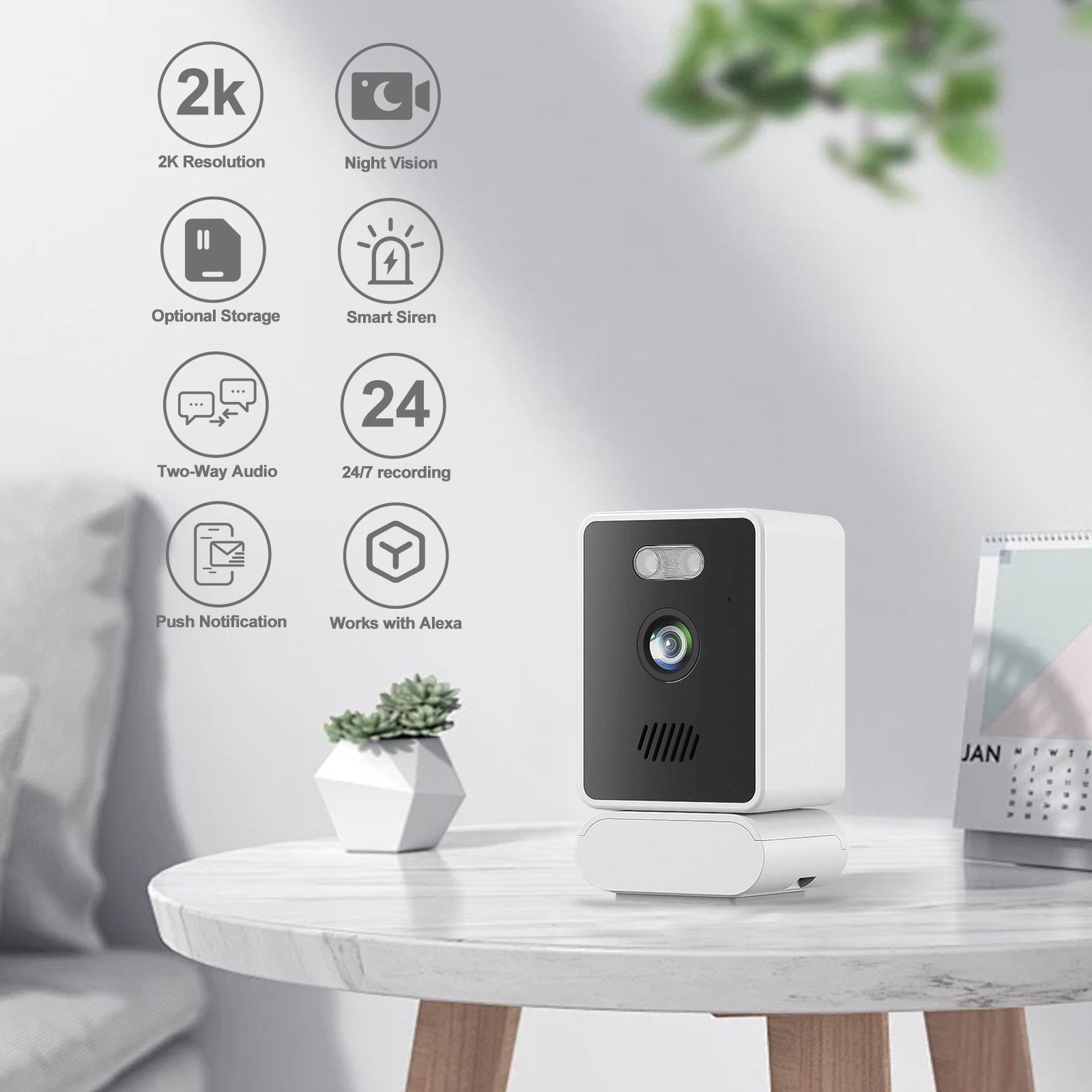 2K 3MP HD Mini Wifi camera Indoor Wireless Cctv Network Camera Ai Small Security Pet Camera Home