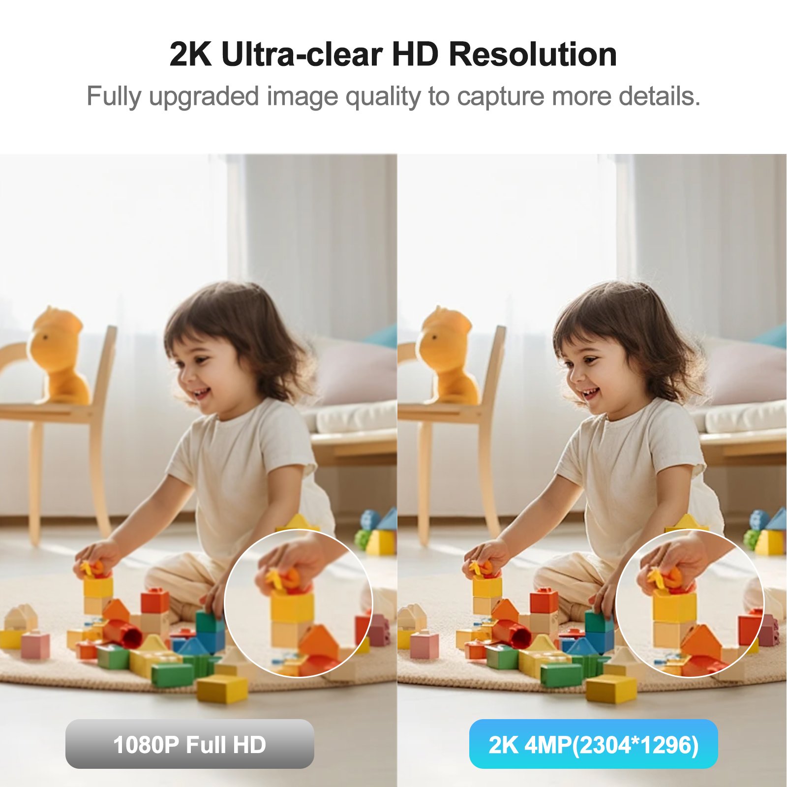 2K 3MP HD Mini Wifi camera Indoor Wireless Cctv Network Camera Ai Small Security Pet Camera Home