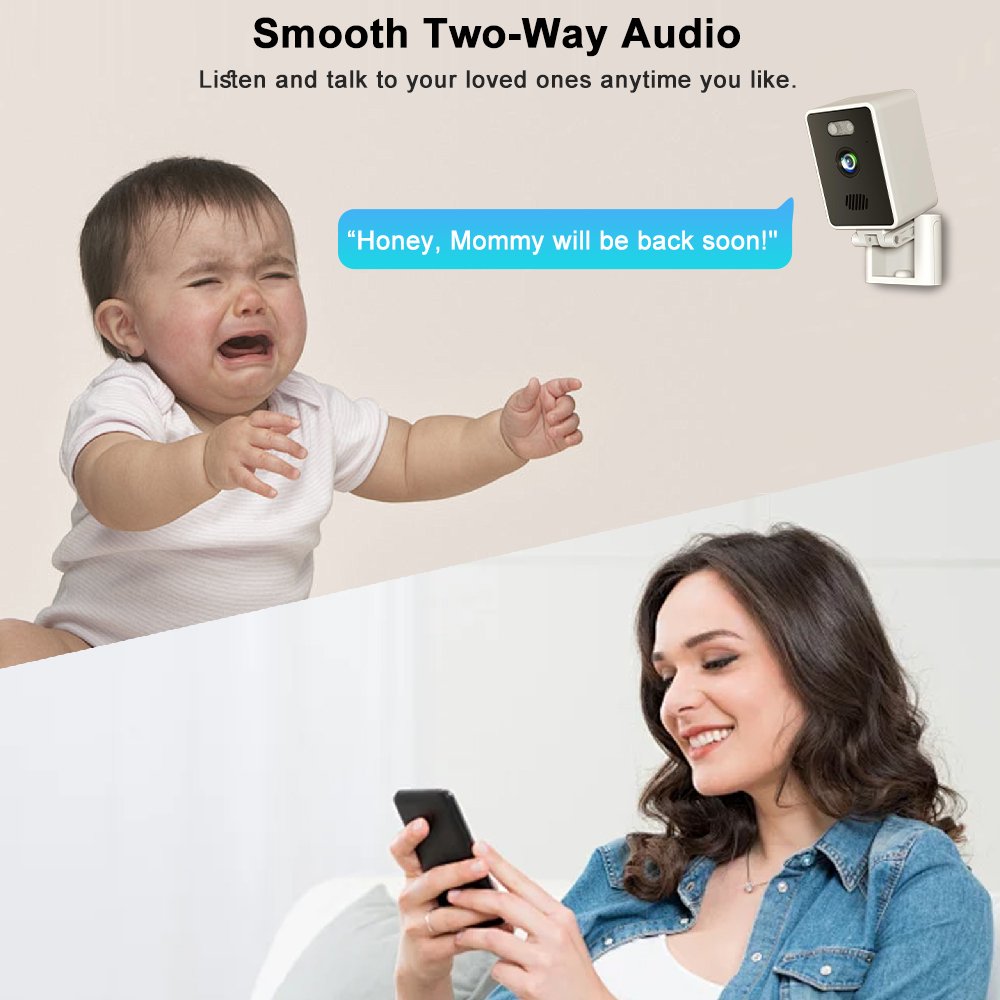 2K 3MP HD Mini Wifi camera Indoor Wireless Cctv Network Camera Ai Small Security Pet Camera Home