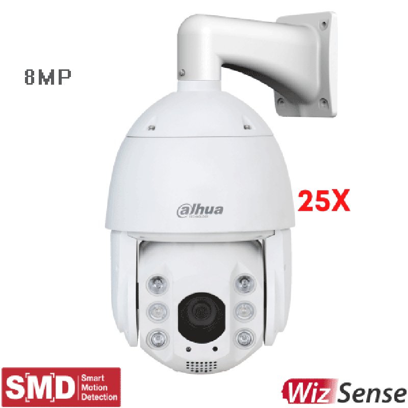 Dahua Original SD6C3825GA-HNR-A-PV1 8MP 25 Starlight TiOC NETWORK PTZ CAMERA IR150M 4K Colorvu camera