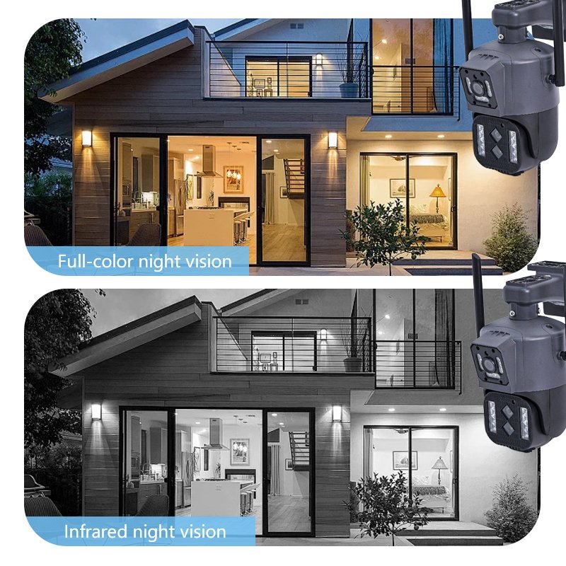 IPC 360 Home 10X Optical ZOOM Multi Lens PTZ Outdoor Camera Wifi Security Home Use Camera CCTV Camera
