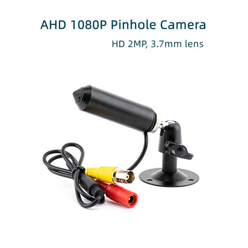 China AHD 1080P 2MP Coaxial HD Camera Mini Indoor Color Image 3.7mm Pinhole Bullet Camera Surveillance Camera
