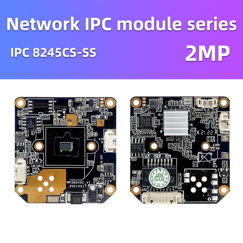 2MP Starlight CCTV Camera 1080P Module Night Vision FH Network Camera IP Board