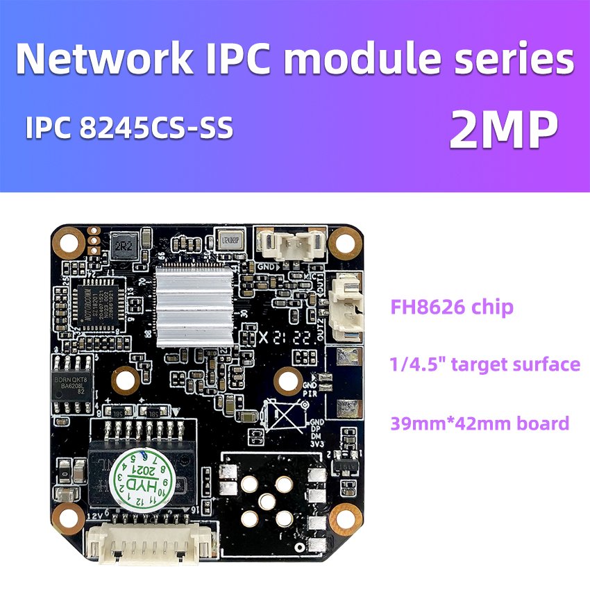 2MP Starlight CCTV Camera 1080P Module Night Vision FH Network Camera IP Board