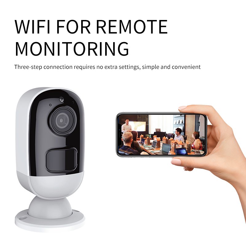 Ubox Eseecloud 2MP Indoor Solar Power Mini 4G LTE Camera PIR Alarm Wifi 4G Long Standby 5200mAh Battery Security Camera