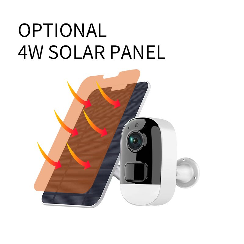 Ubox Eseecloud 2MP Indoor Solar Power Mini 4G LTE Camera PIR Alarm Wifi 4G Long Standby 5200mAh Battery Security Camera