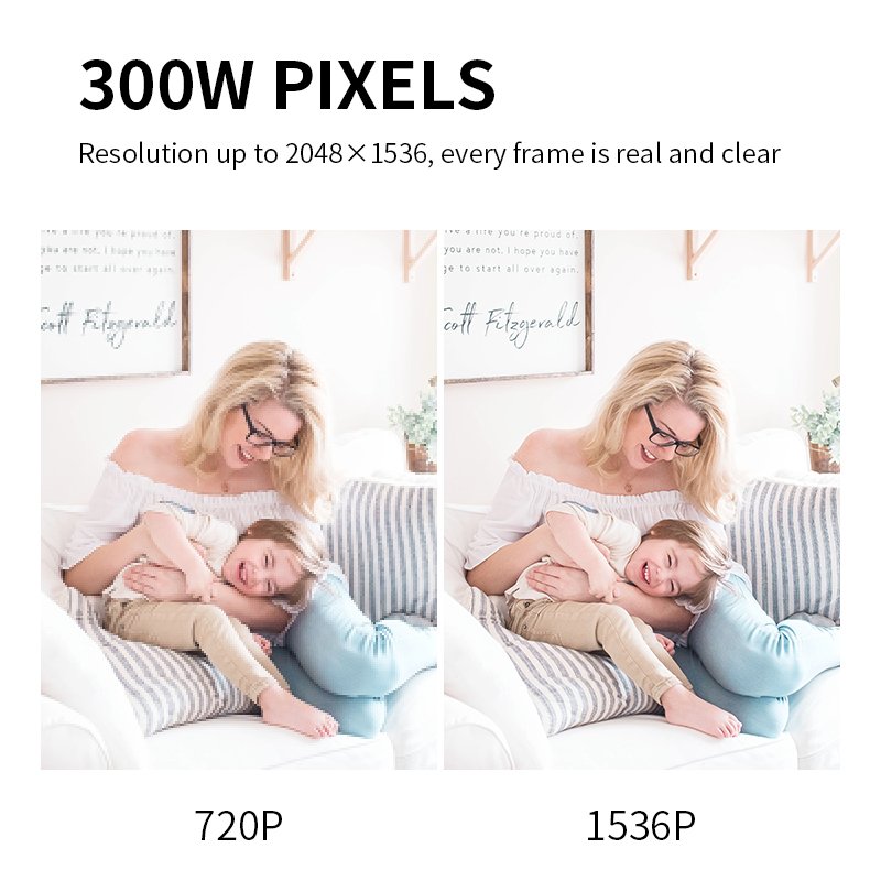 Ubox Eseecloud 2MP Indoor Solar Power Mini 4G LTE Camera PIR Alarm Wifi 4G Long Standby 5200mAh Battery Security Camera