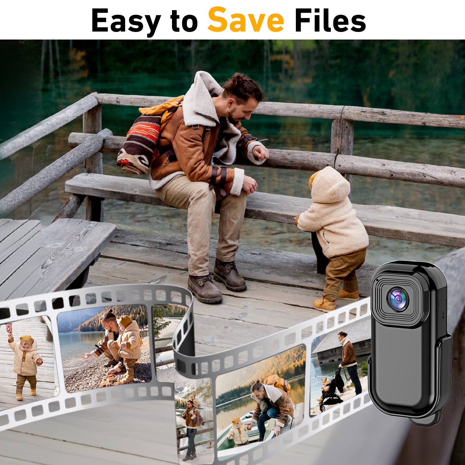 Mini WiFi Action Camera pet Collar video Pocket Wearable Body Camera wifi APP Control Waterproof Helmet Camera