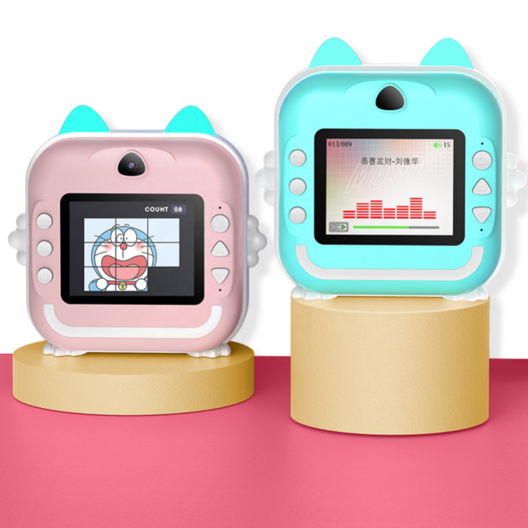 New arrival 2023 B Q5 mini camera children's toy USB charger 4K photo video 2.4 inch instant printer camera kids high quality