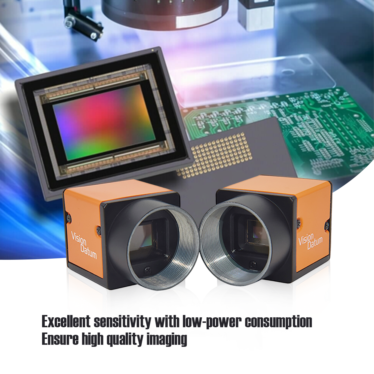 5MP IP Network CMOS Camera with USB3.0 GigE CameraLink in sports analysis for catching baseball and hitting golf balls