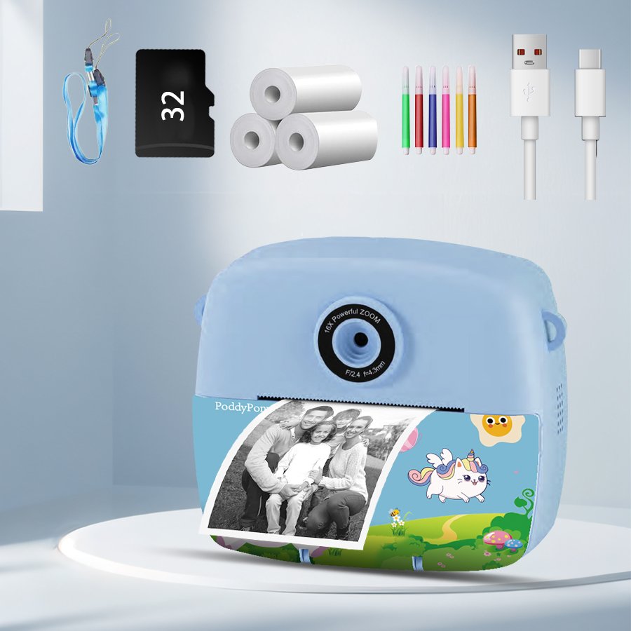 PoddyPony customize Camera Toys Children Video Mini Camera Full Hd 1080p Kids Camera Educational Toys For Kids Boys Girls