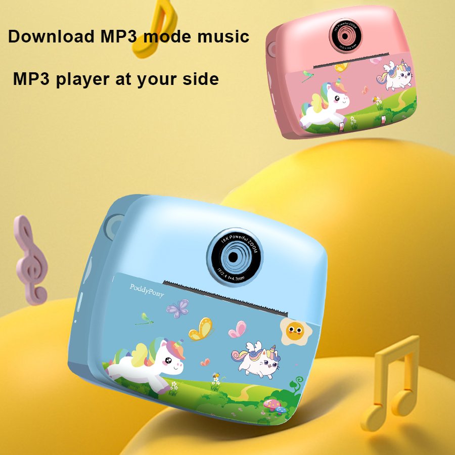 PoddyPony customize Camera Toys Children Video Mini Camera Full Hd 1080p Kids Camera Educational Toys For Kids Boys Girls