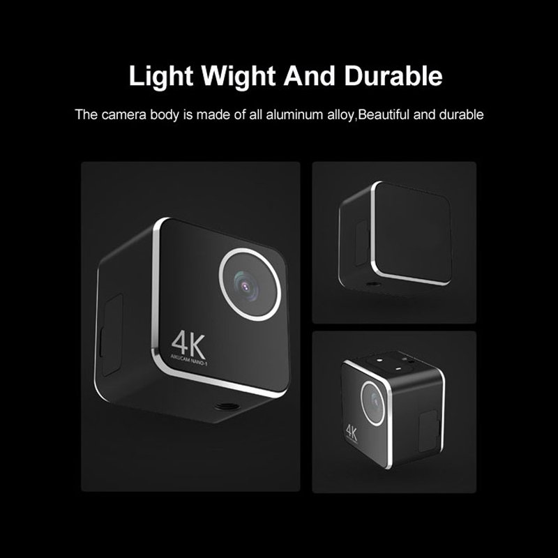 Multifunction Small Size Magnetic Suction 4K Ultra HD 60FPS Pocket Sport Action Camera Water Proof Custom With Wifi