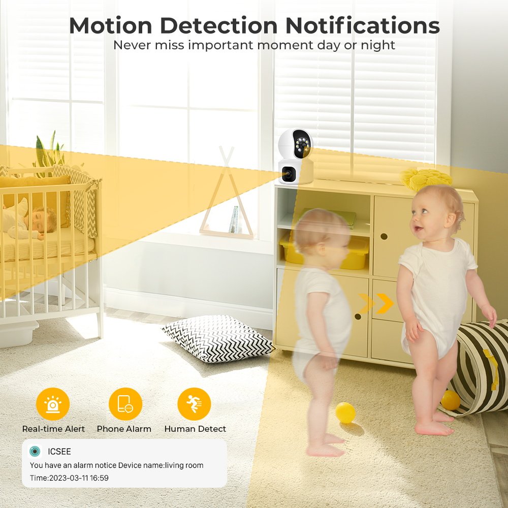 5Mp Ptz Camera 360 Sterem Inalambricas 4K Camara Wifi Espionaje