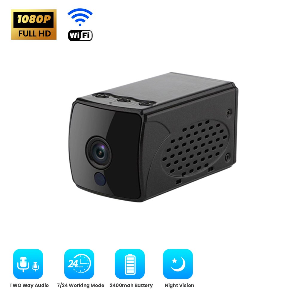 Long-Lasting WiFi IP Network Camera with Night Vision Two-Way Audio Battery Powered Enhanced Security for CCTV Surveillance