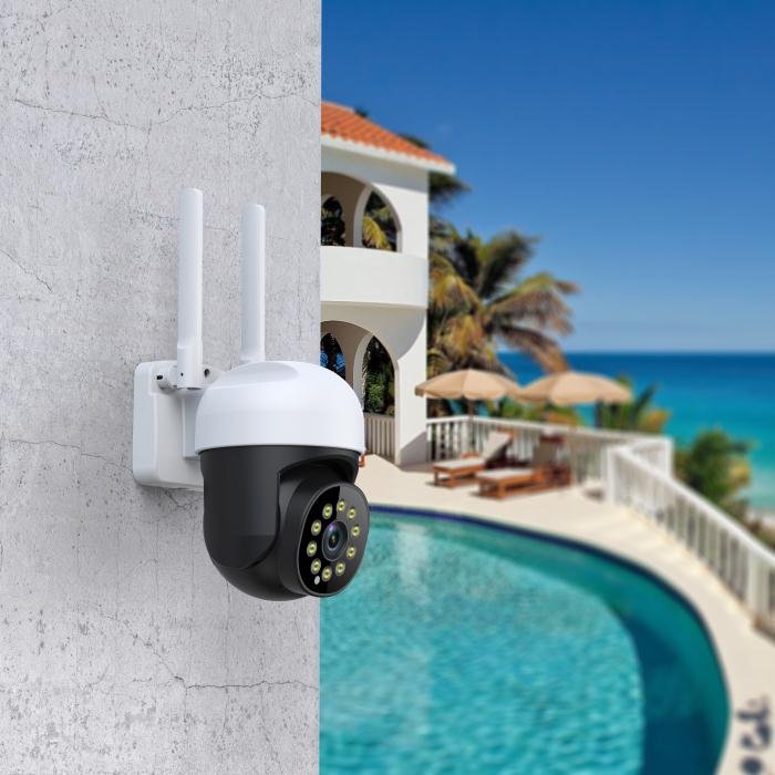 Try wireless WIFI networking 1.5-inch mini PTZ surveillance camera without dead ends