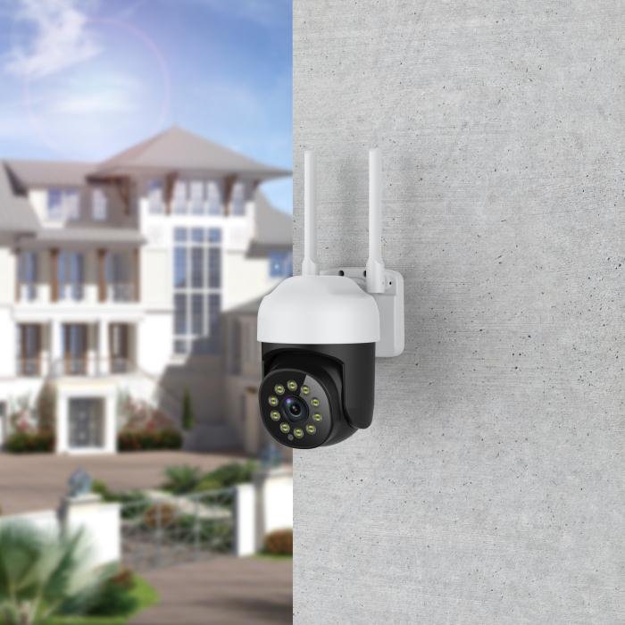Try wireless WIFI networking 1.5-inch mini PTZ surveillance camera without dead ends