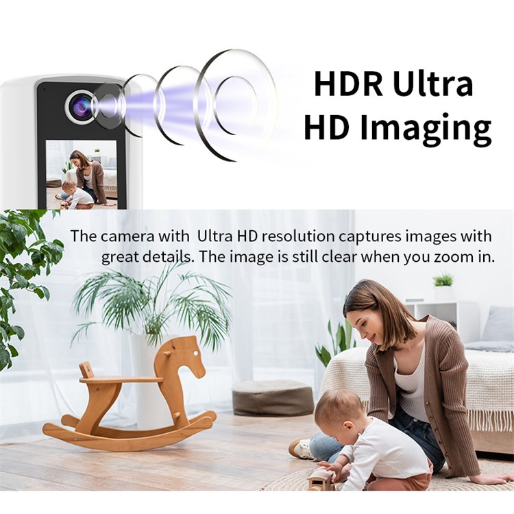 Small Rotating One Button Video Call Mini Camera WiFi Wireless IP CCTV Security Night Vision Home Care Digital Cameras