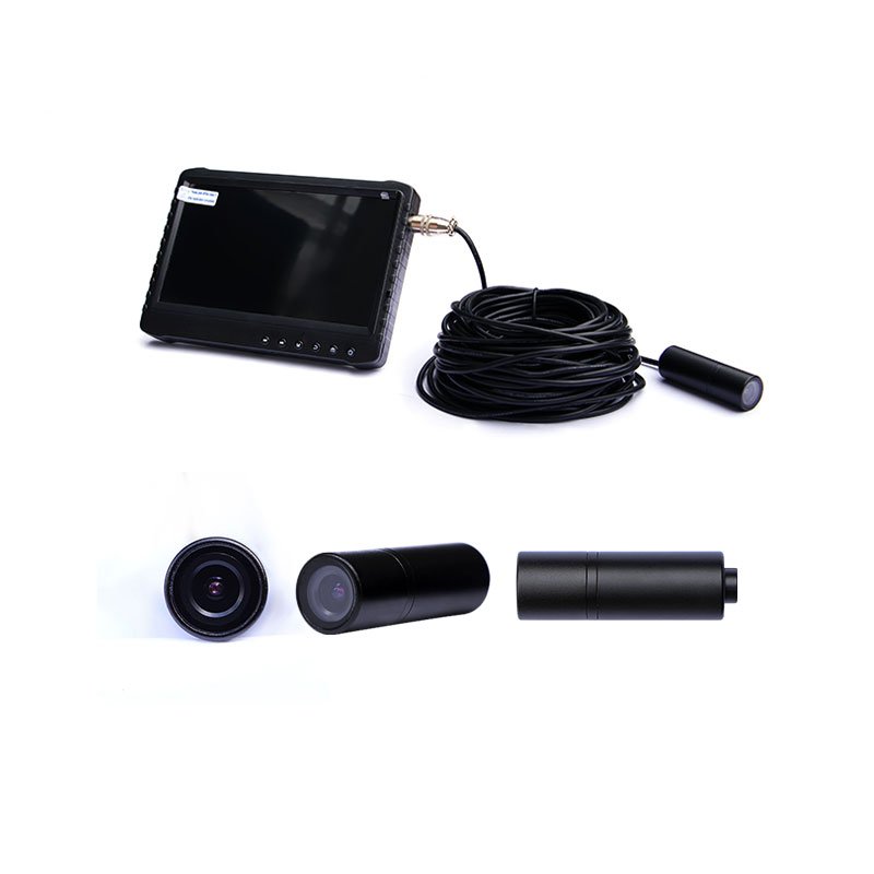 5 inch dvr Full HD 1080p Borescope Endoscope inspection camera 30m cable IP68 underwater Camera