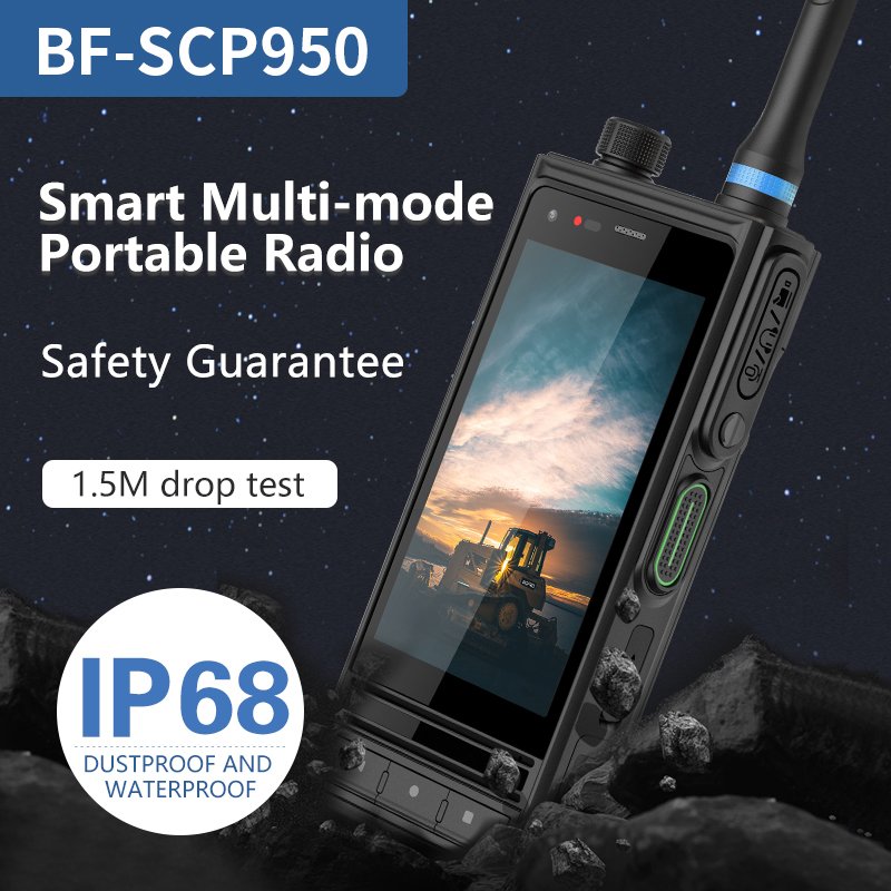 Belfone Bf-SCP950 IP68 Android System Analog Dmr Poc Telsiz Integrated Smart Radio Phone with Multi-Media Function
