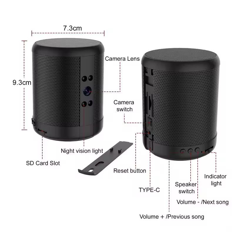 Original Factory z25 Wifi Mini Camera Security home camera Speaker Camera With Nigh Vision