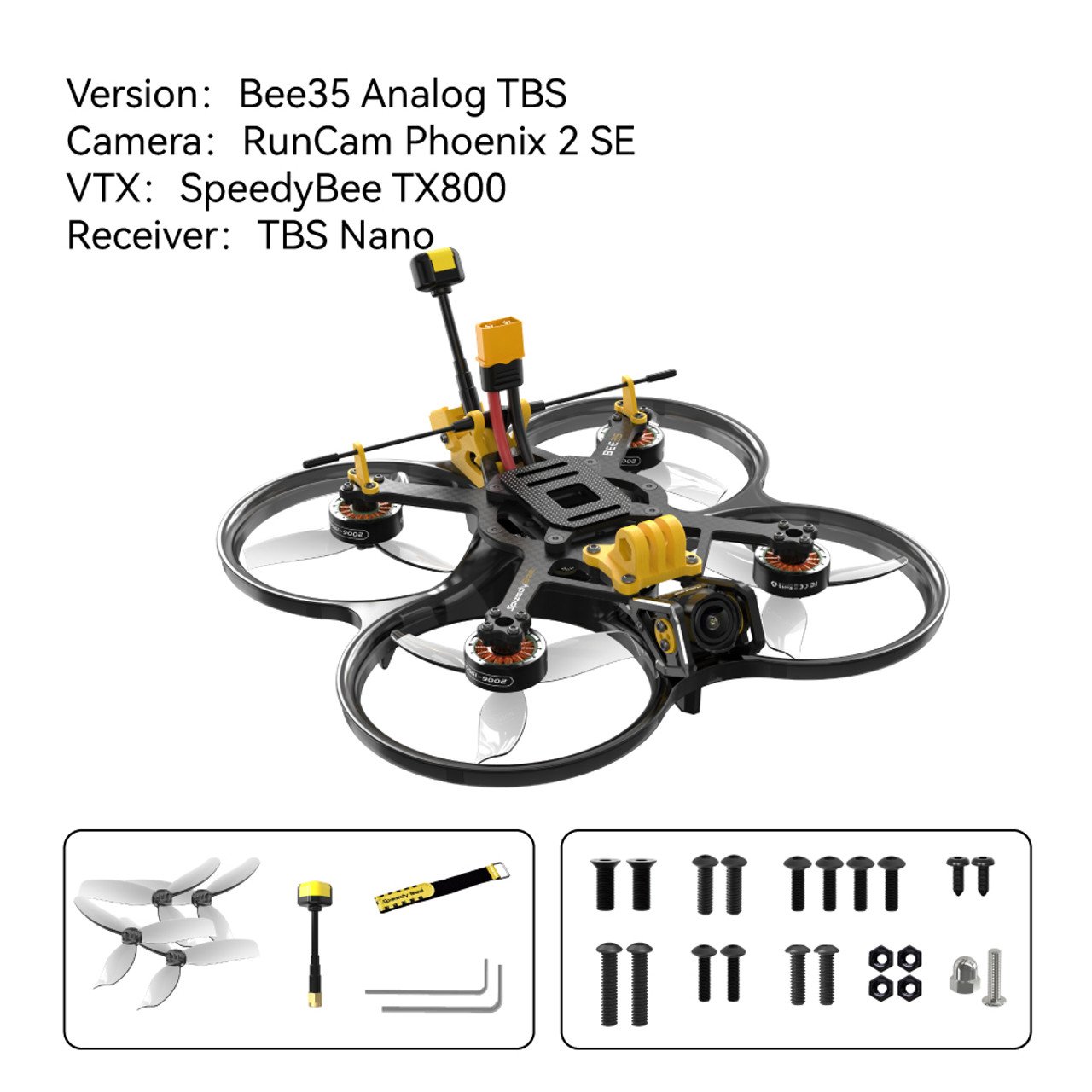SpeedyBee Bee35 3.5 inch Drone HD O3 Air Unit FPV