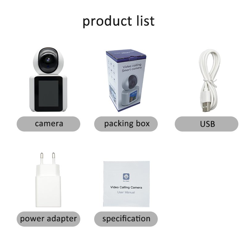 2MP crying detection network camera TF card storage and cloud storage
