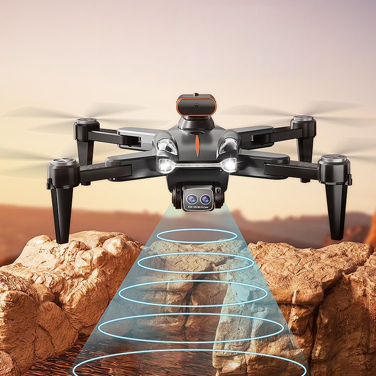 P11 15 minuts flying time small foldable Rc drone payload video transmission can change shooting angle dual camera drone
