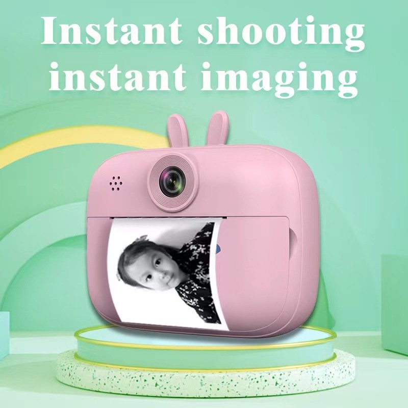 2024 new bestsellers Educational Thermal Printing Camera Cartoon Mini Digital Camera HD Photo Unicorn Kids Camera