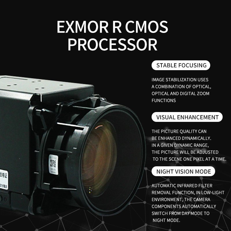 Sony Ultra HD integrated camera 4K zoom output camera FCB-CR / ER8530 aerial camera
