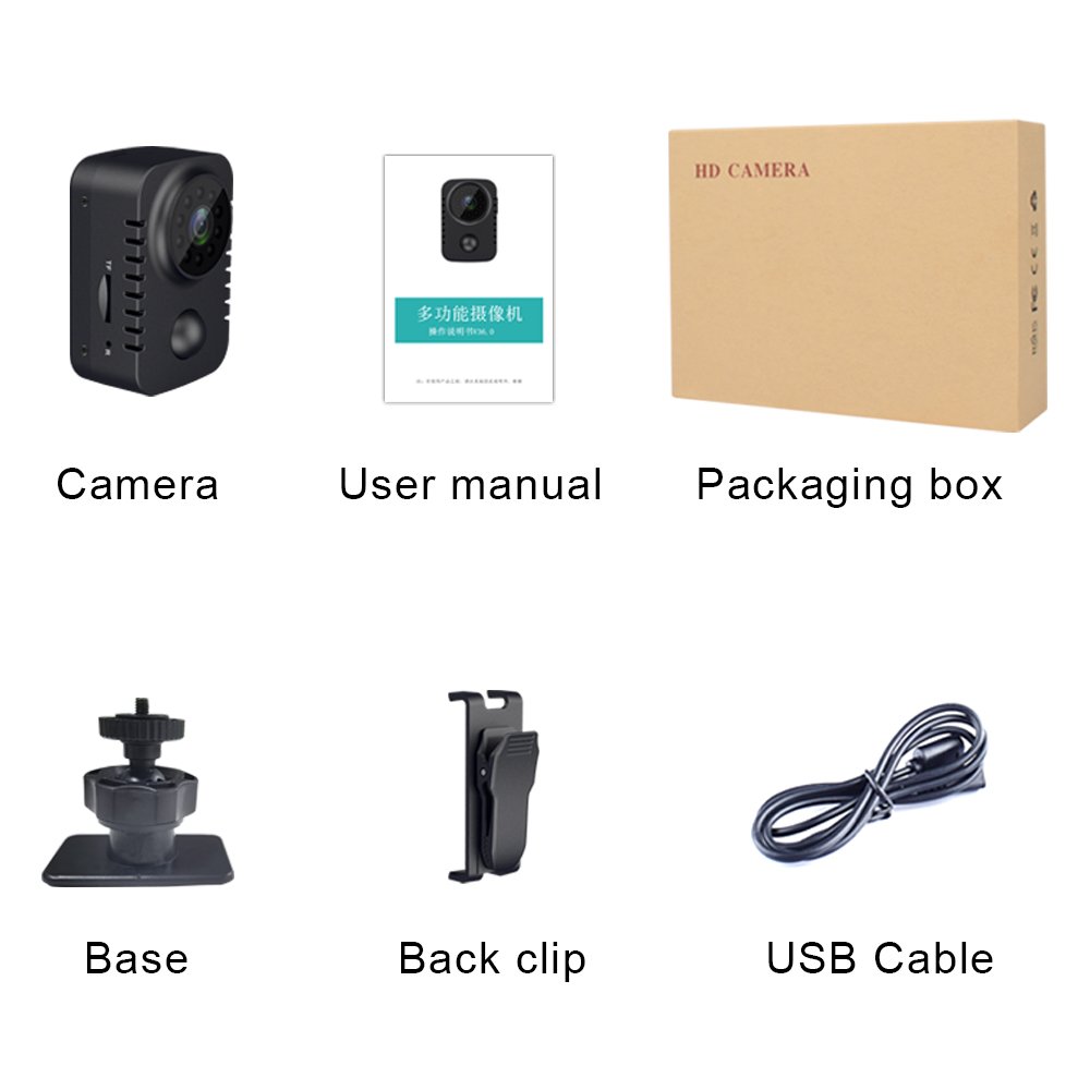 MD29 Mini Body Camera Without Wifi Infrared Night Version HD 1080P Camera Wide Angle Audio Recorder Outdoor Sports Cycling