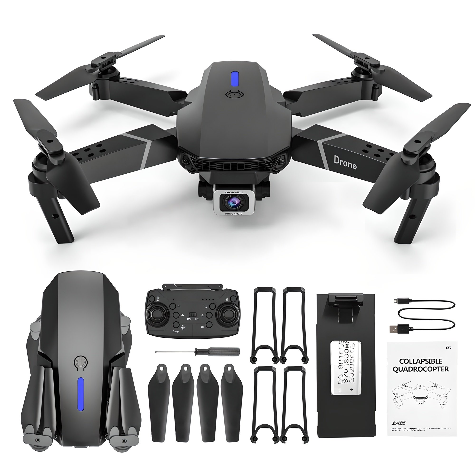 Drone Price Cheap Toy Drone E88 4k Professional Hd Cheap Mini Dron Mini Toy Drone Assembly Kit Quadcopters Wholesale