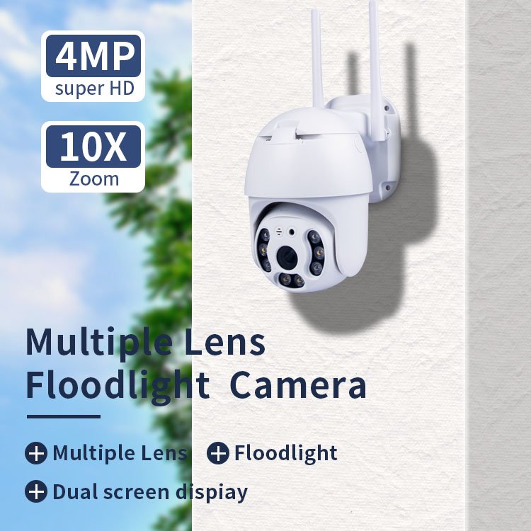 Wholesale Outdoor 2MP Waterproof Cctv Wifi Camera Ultra High Pixel Automatic Tracking Ptz Ip Smart Home Security Network Camera