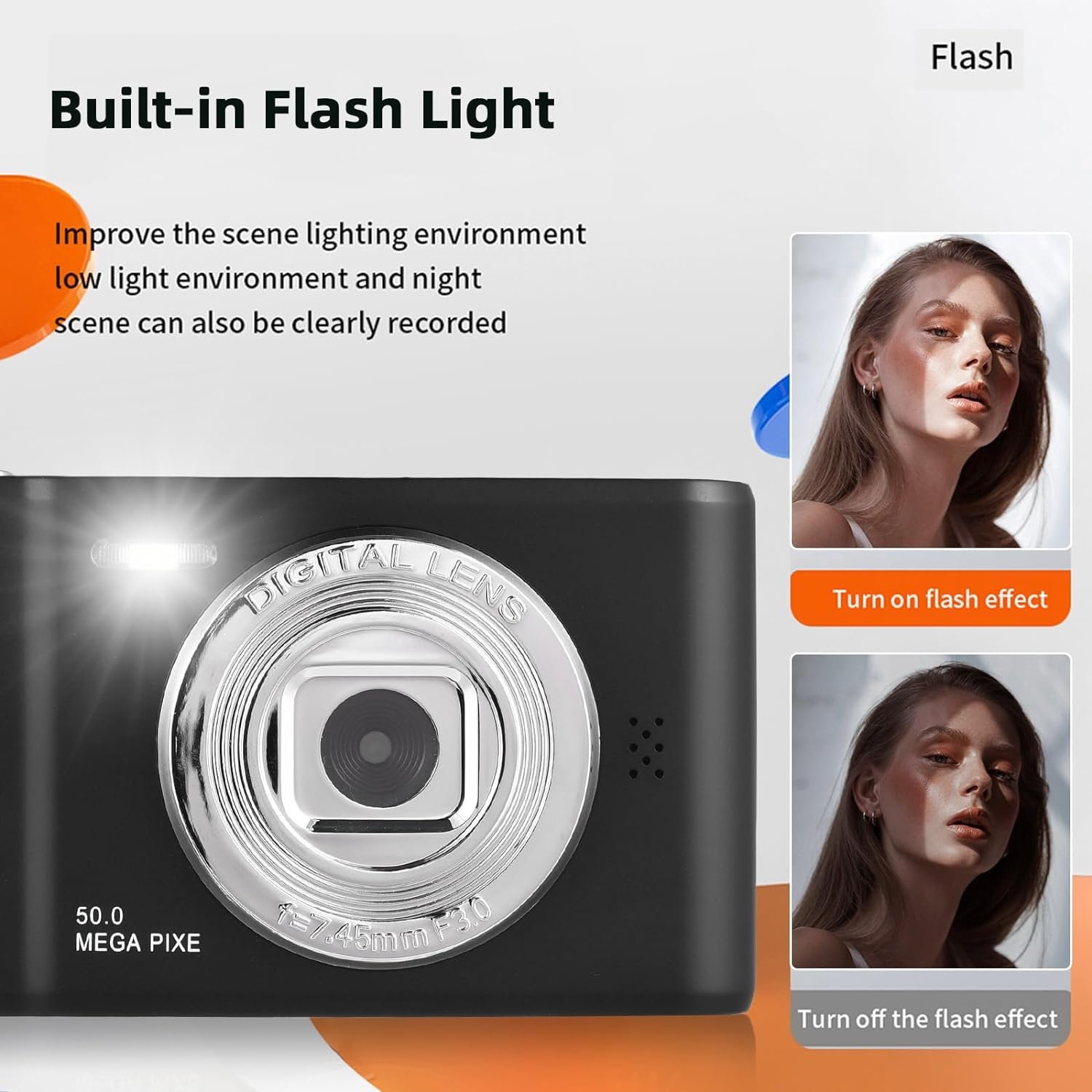 Wholesale 4K Digital Camera 50 Megapixels HD Photography Travel 48MP colorful camera Digital Camera Kids Campus