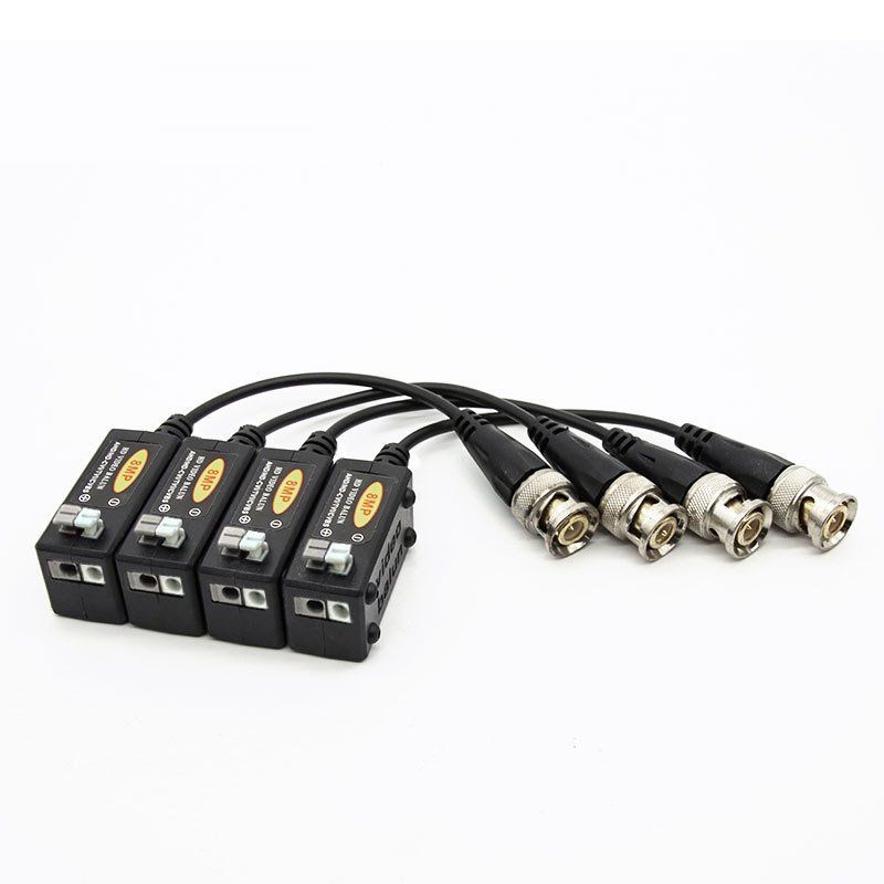 Video Balun Support 1080P 5MP 8MP AHD TVI CVI CVBS BNC to UTP RJ45 Converter HD Video Balun for CCTV Analog Camera