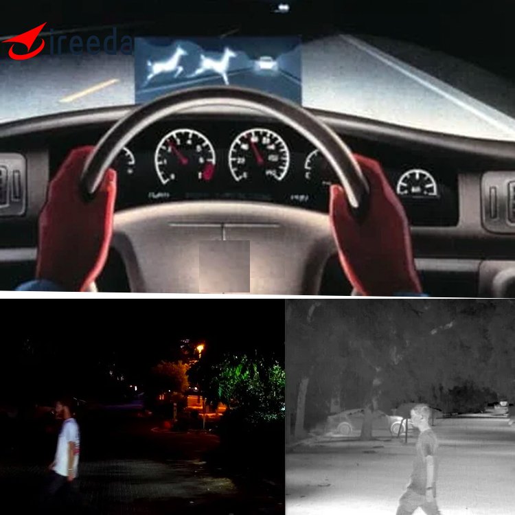 IP67 GPS Avoid Obstacles Long Range Infrared Thermal Imaging Night Vision Thermal Car Camera System