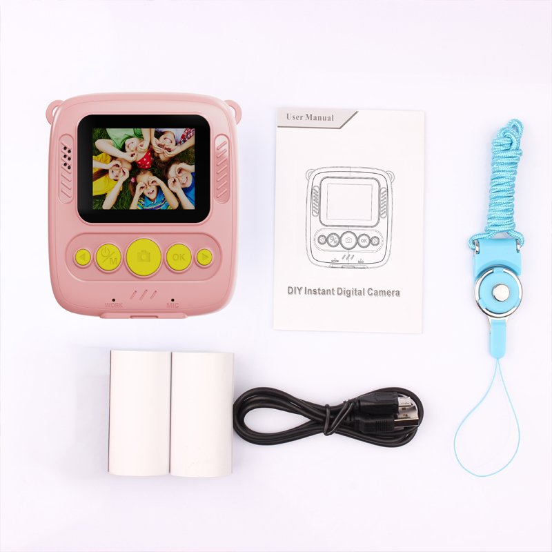 1080p cameras for children birthday Instant Print Camera Video Photography Digital Photo Kids Camera Toys Mini Thermal Printer