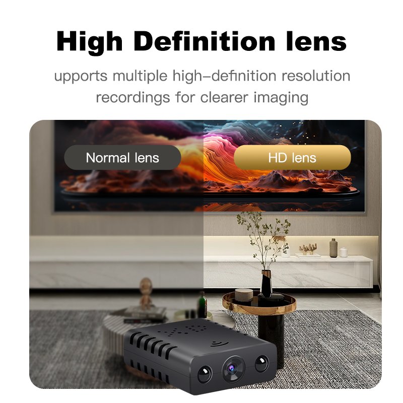 Xd Mini Wireless Monitoring HD Night Vision Camera A9 with WiFi 4G IP Network Remote for Outdoor Use CMOS Sensor