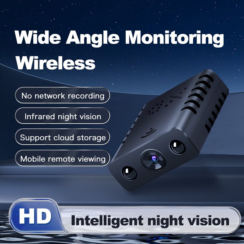 Xd Mini Wireless Monitoring HD Night Vision Camera A9 with WiFi 4G IP Network Remote for Outdoor Use CMOS Sensor