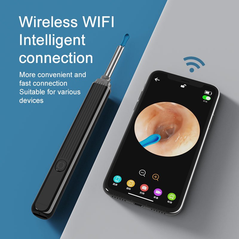 Factory Direct NE3 PRO Mini Visual Ear Wax Cleaner With Camera Wifi Earpick Removal Remover Otoscope